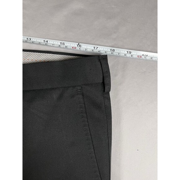 Peter Millar Mens Pants 35x29 Durham Performance Black Stretch Dress Pants Golf - Picture 13 of 13